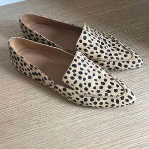 Madewell Frances Skimmer Spotted Calf Hair
